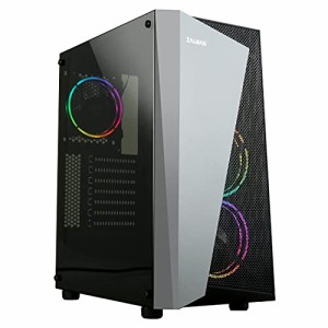 ZALMAN S4 Plus ミドルタワーPCケース RGBファン 3基搭載 CS7798