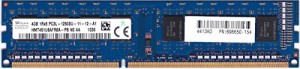 hynix 低電圧対応 (1.35 V) PC3L-12800U (DDR3L-1600) 4GB 240ピン DIMM デスクトップパソコン用