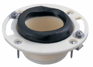 SANEI トイレ部品 床フランジ 大便器用 VP・VUパイプ兼用 呼び75用 H80-8-75