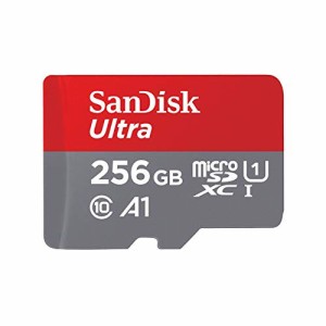 SanDisk (サンディスク) 256GB Ultra microSDXC UHS-I メモリーカード アダプター付き - 120MB/s C