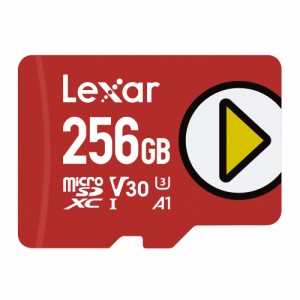 Lexar PLAY microSDXC 256GB UHS-Iカード LMSPLAY256G-BNNNG A1 U3 V30【グローバルバージ