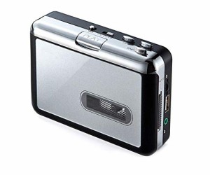 PC不要！カセットテープ USB変換プレーヤー カセットテープデジタル化 MP3コンバーターMP3の曲を自動分割！USBメモリー保存！