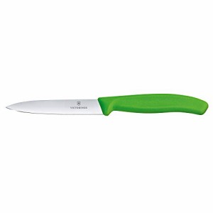 VICTORINOX(ビクトリノックス) ペティナイフ パーリングナイフ 10cm グリーン スイスクラシック 果物ナイフ 皮むき 6.7706