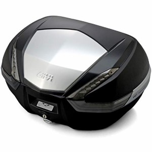 GIVI(ジビ) バイク用 リアボックス モノキー 47L V47NT 未塗装ブラック(アルミパネル) スモークレンズ 92513