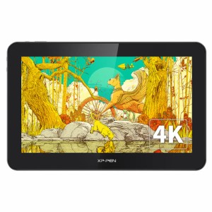 XPPen 液タブ 15.6インチ 4K タッチ機能 液晶ペンタブ フルラミネーション加工 充電不要ペン Android/Windows/Mac