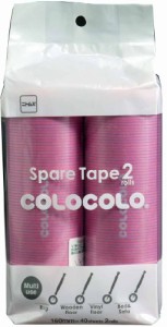 ニトムズ コロコロ スペアテープ コロフル カラーテープ(ワイン) フローリング・カーペット対応 40周 2巻入 ワイン C4498