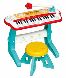 トイローヤル キッズキーボード DX+ ( リズム / メロディー機能付き ) 子供 ピアノ キーボード ( 楽譜付き / ドレミシール )