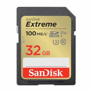 SanDisk 【 サンディスク 正規品 】 SDカード 32GB SDHC Class10 UHS-I U3 V30 SanDisk Extr