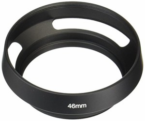 F-Foto 46mm クラシックメタルレンズフード ブラック (各社対応、ねじ込み式）H46B