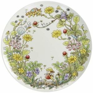 Noritake ノリタケ プレート 23cm となりのトトロ へびいちご編 電子レンジ対応 1枚 ボーンチャイナ T50116A/4660-3