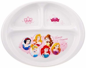 新 ディズニー プリンセス ランチプレート 皿 ホワイト 23cm 子供用 食器 114118