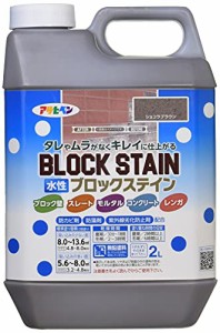 アサヒペン 水性ブロックステイン 2L ショコラブラウン