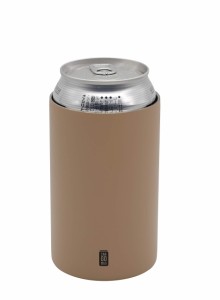 シービージャパン 缶 ホルダー ベージュ 350ml 保温 保冷 ステンレス 真空 断熱 CAN GOMUG