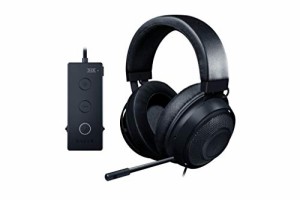 Razer Kraken Black ゲーミングヘッドセット + THX USBオーディオコントローラー 3.5mm/USB 7.1 立体音響対