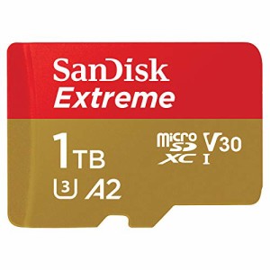 SanDisk microSDXC UHS-I カード 1TB Extreme 超高速タイプ（読込最大190MB/s 書込最大130MB/s）サ