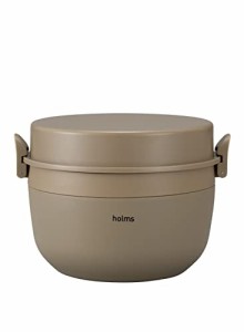 シービージャパン 保温弁当箱 [ご飯容器 330ml][おかず容器 310ml] ベージュ ステンレス 真空断熱 ランチジャー holms