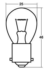 STANLEY（スタンレー）【シングル球】 12V27W 10個入 A4578