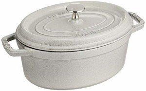 staub ストウブ 「 ピコ ココット オーバル カンパーニュ 23cm 」 両手 鋳物 ホーロー 鍋 楕円 IH対応 【シリアルナンバー付き