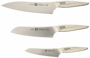 Zwilling ツヴィリング 「 ツインフィン 2 マルチパーパス/シェフ/ペティ 3pcsセット 日本製」 三徳 包丁 牛刀 ギフト オール