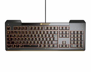 COUGAR ゲーミングキーボード AURORA LEDバックライト メンブレンスイッチ採用 モダンデザイン CGR-AURORA 【国内正規品