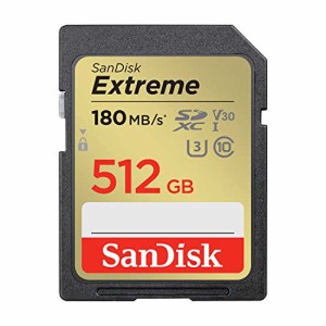【 サンディスク 正規品 】 SDカード 512GB SDXC Class10 UHS-I U3 V30 SanDisk Extreme SDS
