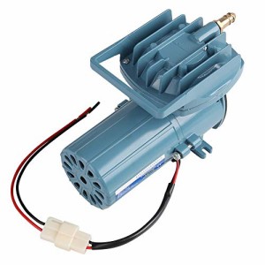 エアーポンプ Acouto 水族館 DC 12V 35W 水槽 魚タンク 酸素ポンプ 68L/min空気排出量 無毒 安全 低騒音 高効率 省エ