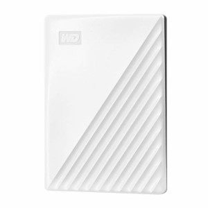 WD ポータブルHDD 2TB USB3.0 ホワイト My Passport 暗号化 パスワード保護 外付けハードディスク / メーカー3年保