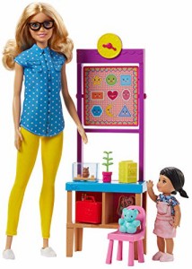 【Amazon.co.jp 限定】バービー(Barbie) バービーとおしごと! せんせいセット【着せ替え人形】【ドール、アクセサリーセット】【