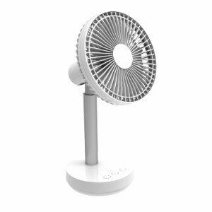 トップランド 卓上扇風機 デスクファン どこでもFAN 自動首振り角度調節 3電源対応 (AC/USB/別売乾電池) 省エネ設計 切タイマー搭載