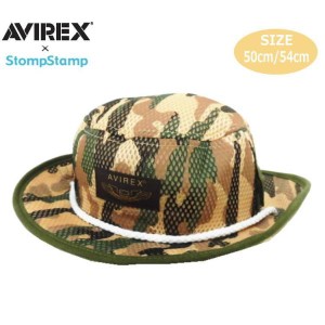 AVIREX×StompStamp カモフラメッシュHAT 帽子 SALE 【送料無料】