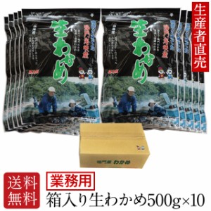 わかめ ワカメ 国産 鳴門海峡産 若布 生産者直売 生わかめ 500g×10個 鳴門産 国産品 免疫力 腸内細菌 お土産 帰省 塩蔵わかめ 業務用 ギ