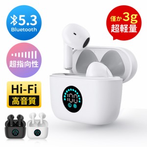 ＼5/14まで〜20％OFFセール／ イヤホン ワイヤレスイヤホン bluetooth5.3 ワイヤレス イヤホン マイク付き 通話可能 ノイズキャンセリン