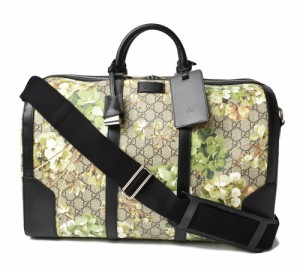 グッチ ボストンバッグ/ショルダーバッグ GUCCI GG BLOOMS/GGブルームス スプリームキャンバス 406380 グリーン/ベージュ 未使用【中古】