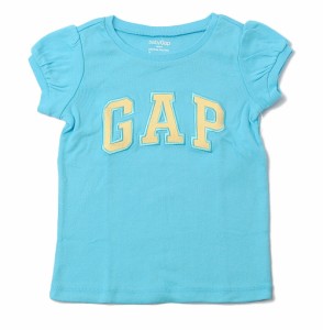 GAP ギャップ Tシャツ/トップス キッズ 女の子 出産祝い babyGAP KIDS ロゴ/ライトブルー