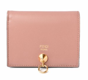 フェンディ 財布 FENDI 折財布/BY THE WAY カーフレザー ROSE/ローズ 8M0387【中古】