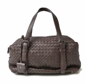 ボッテガヴェネタ ハンドバッグ/ミニボストン 272801 BOTTEGA VENETA バッグ イントレチャート ナッパ モンテーニュ ダークブラウン【中