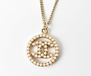 シャネル ネックレス/ペンダント CHANEL アクセサリー ココマーク/CC パール サークルモチーフ ゴールド【中古】