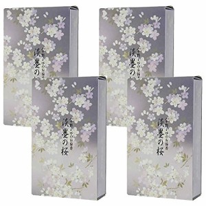 【セット品】宇野千代のお線香 淡墨の桜 バラ詰 (4個)