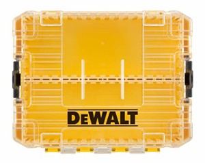 デウォルト(DEWALT) タフケースシック (中) オーガナイザー 工具箱 収納ケース ツールボックス 透明蓋 脱着トレー 積み重ね収納 ネジ