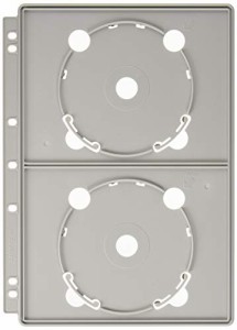 ライオン事務器 収納ケース CD/DVDポケット A4 CD-P4 1枚入