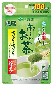 伊藤園 おーいお茶 抹茶入り緑茶 粉末 80g チャック付き袋タイプ