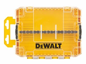 デウォルト(DEWALT) タフケース (中) オーガナイザー 工具箱 収納ケース ツールボックス 透明蓋 脱着トレー 積み重ね収納 ネジ ビッ