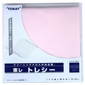 東レ(TORAY) テーシーケース 6コラルピンク 東レ トレシー30×30cmメガネ拭き ピンク