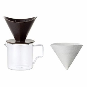 KINTO (キントー) OCT ブリューワージャグセット 2cups ブラック 目盛付き コーヒー 食洗機使用可 28902