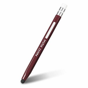 エレコム タッチペン 持ちやすい鉛筆型 【 スマホ/タブレット 対応 】 シリコン ブラウン P-TPENBR