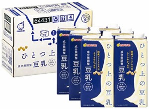 マルサン ひとつ上の豆乳 成分無調整 1L×6本