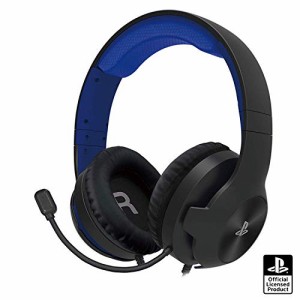 【PS5動作確認済】ホリゲーミングヘッドセット スタンダード for PlayStationR4 ブルー【SONYライセンス商品】