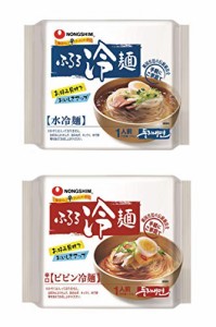 農心 ふるる 水冷麺 2袋 ビビン冷麺 2袋 合計 4袋セット | 韓国冷麺 韓国ビビン冷麺 手軽 簡単 調理 本場韓国の味 れい? ピビン冷麺