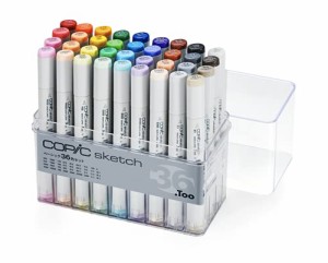 コピック(COPIC) Too コピック スケッチ ベーシック 36色セット 多色 イラストマーカー マーカー マーカーペン