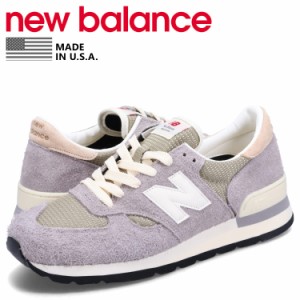 ニューバランス new balance 990 スニーカー メンズ Dワイズ MADE IN USA 990 グレー M990TA1